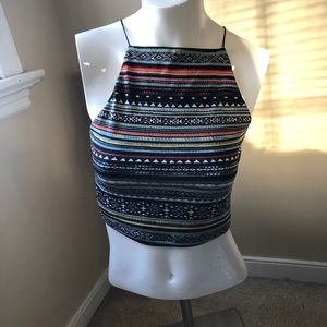Aztec Crop Top
